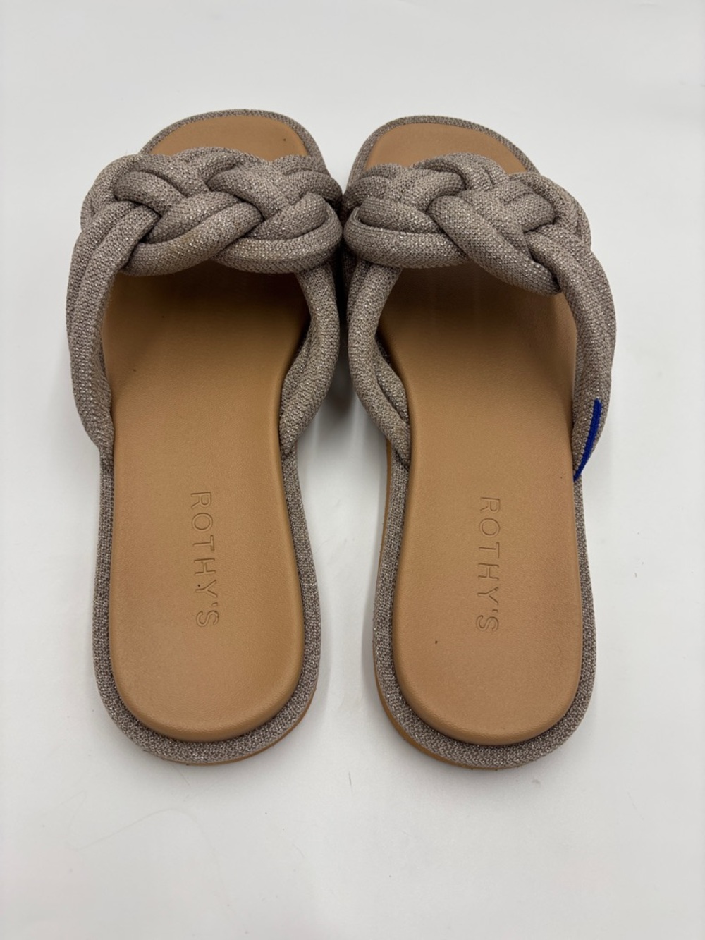Rothy’s The Summer Sandal in Silver - Picture 3 of 8